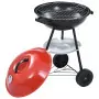 Barbecue a Carbone Kettle Portatile XXL con Ruote 44 cm