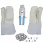 Set Accessori per Filo Spinato NATO Guanti Pinza 200 Fermagli