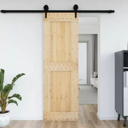 Porta 70x210 cm in Legno Massello di Pino