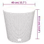 Fioriera con Interno Rimovibile Antracite 35 / 37,5 L PP Rattan