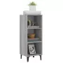 Credenza Grigio Sonoma 34,5x32,5x90 cm in Legno Multistrato