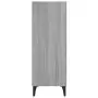 Credenza Grigio Sonoma 34,5x32,5x90 cm in Legno Multistrato