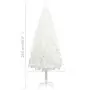 Albero di Natale Artificiale con Aghi Realistici Bianco 240 cm