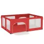 Box per Bambini con 2 Porte Rosso in Tessuto Oxford