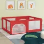 Box per Bambini con 2 Porte Rosso in Tessuto Oxford