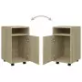 Credenza con Ruote Rovere Sonoma 33x38x60 cm in Truciolato