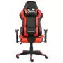 Sedia da Gaming Girevole Rossa in PVC