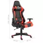 Sedia da Gaming Girevole Rossa in PVC