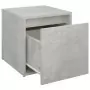 Cassetto Contenitore Grigio Cemento 40,5x40x40 cm in Legno