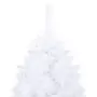 Albero di Natale Artificiale con Rami Folti Bianco 210 cm PVC