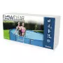 Bestway Scaletta di Sicurezza per Piscine a 4 Gradini Flowclear 122 cm