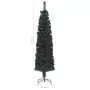 Albero Natale Artificiale Sottile Supporto 150 cm Fibra Ottica