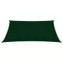 Parasole a Vela Oxford Rettangolare 2x4,5 m Verde Scuro