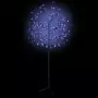 Albero di Natale 120 LED Blu Ciliegio in Fiore 150 cm