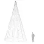 Albero di Natale Pennone Blu 3000 LED 800 cm