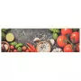 Tappeto da Cucina Lavabile Verdure 45x150 cm Velluto