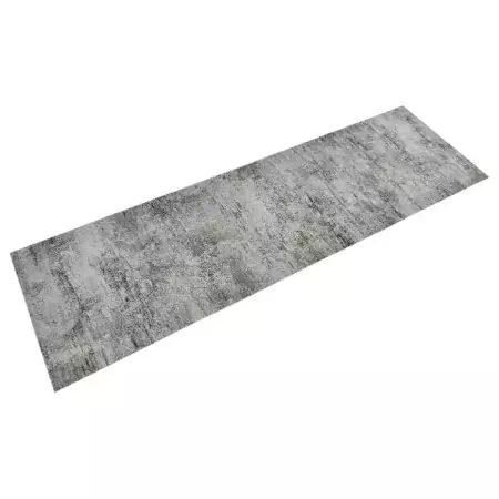 Tappeto da Cucina Lavabile Beton 60x180 cm Velluto