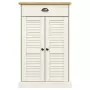 Scarpiera VIGO 60x35x96 cm in Legno Massello di Pino Bianco