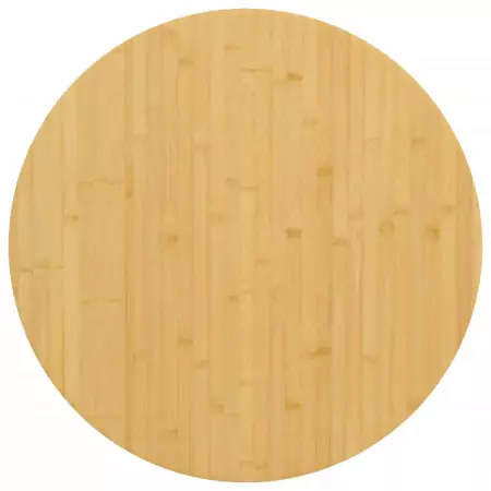 Piano del Tavolo Ø60x1,5 cm in Bambù