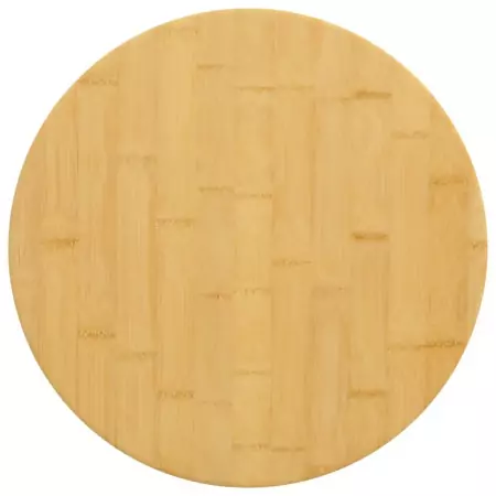 Piano del Tavolo Ø40x2,5 cm in Bambù