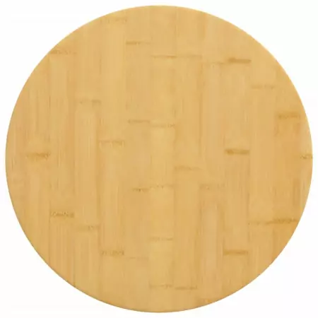 Piano del Tavolo Ø50x4 cm in Bambù