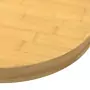 Piano del Tavolo Ø50x4 cm in Bambù