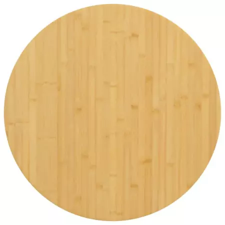 Piano del Tavolo Ø70x4 cm in Bambù