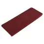 Tappetini Autoadesivi per Scale 15 pz 65x24,5x3,5 cm Rosso