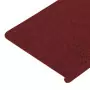 Tappetini Autoadesivi per Scale 15 pz 65x24,5x3,5 cm Rosso