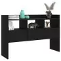 Credenza Nera 105x30x70 cm in Truciolato