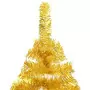 Albero di Natale Artificiale con Supporto Oro 180 cm PET