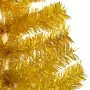 Albero di Natale Artificiale con Supporto Oro 180 cm PET