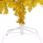 Albero di Natale Artificiale con Supporto Oro 180 cm PET