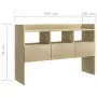 Credenza Rovere Sonoma 105x30x70 cm in Truciolato