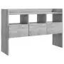 Credenza Grigio Cemento 105x30x70 cm in Truciolato