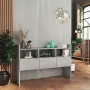 Credenza Grigio Cemento 105x30x70 cm in Truciolato