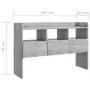 Credenza Grigio Cemento 105x30x70 cm in Truciolato