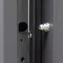 Porta Ingresso in Alluminio Antracite 90x200 cm