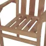 Sedie da Giardino 2 pz con Cuscini Antracite Massello di Teak