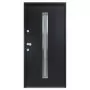 Porta Ingresso in Alluminio Antracite 90x200 cm