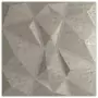 Pannelli Murali 24 pz Grigio Cemento 50x50 cm EPS 6 m² Diamante