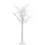 Albero Natale 120 LED 1,2m Salice Bianco Caldo Interno Esterno