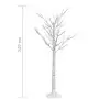 Albero Natale 120 LED 1,2m Salice Bianco Caldo Interno Esterno