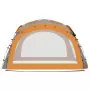 Tenda per Feste con LED e 4 Pareti 3,6x3,6x2,3 m Grigio Arancio