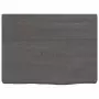 Ripiano Muro Grigio Scuro 40x30x4 cm Massello Rovere Trattato