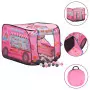 Tenda da Gioco per Bambini Rosa con 250 Palline 70x112x70 cm