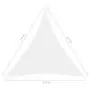 Parasole a Vela Oxford Triangolare 3,6x3,6x3,6 m Bianco