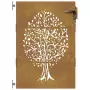 Cancello da Giardino 85x125 cm in Acciaio Corten Design Albero