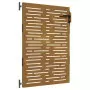 Cancello da Giardino 85x125 cm Acciaio Corten Design Quadrato