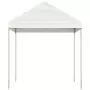 Gazebo con Tetto Bianco 11,15x2,28x2,69 m in Polietilene